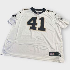 Nike New Orleans Saints Alvin Kamara #41 Road Limited White Jersey Mens size 2XL